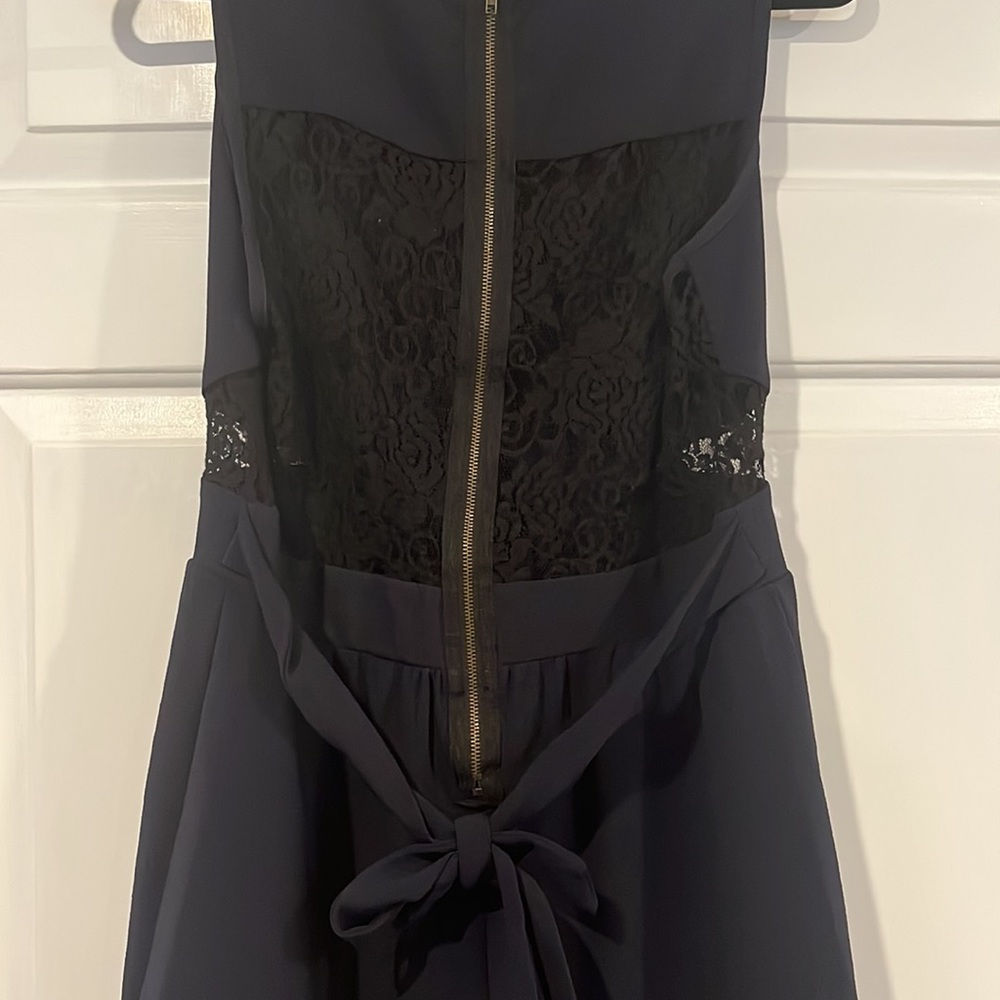 NWOT Homecoming Dress Navy w/ lace back